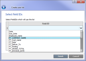 SmartSoft Capture import list