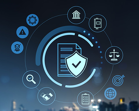 DMS data migration strategy showing data governance planning, taxonomy structure, and phased migration by department